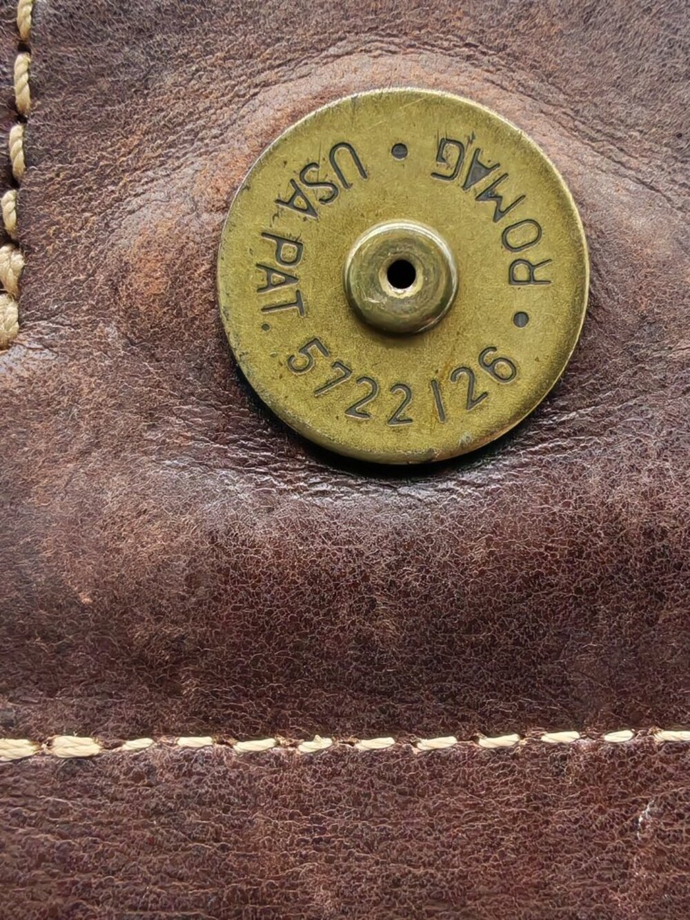 Coach Soho Signature Canvas Suede Buckle Flap Satchel Handbag Brown Studded Y2K - Picture 12 of 15